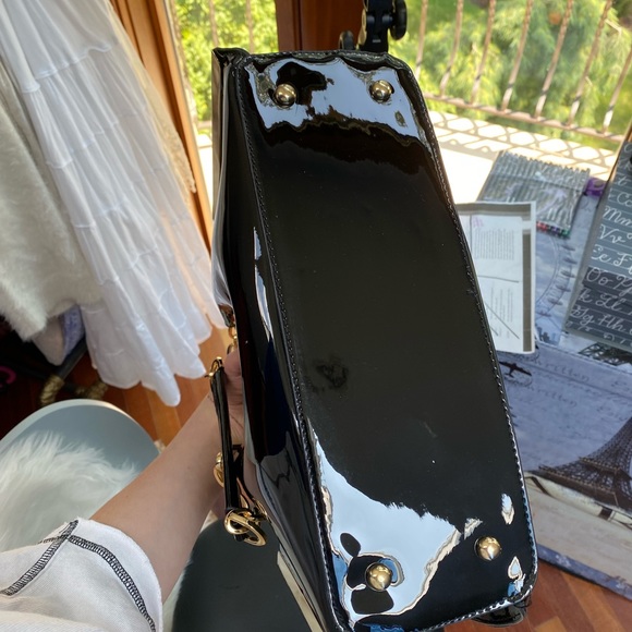 VINTAGE BLACK BEBE PURSE - Picture 5 of 5